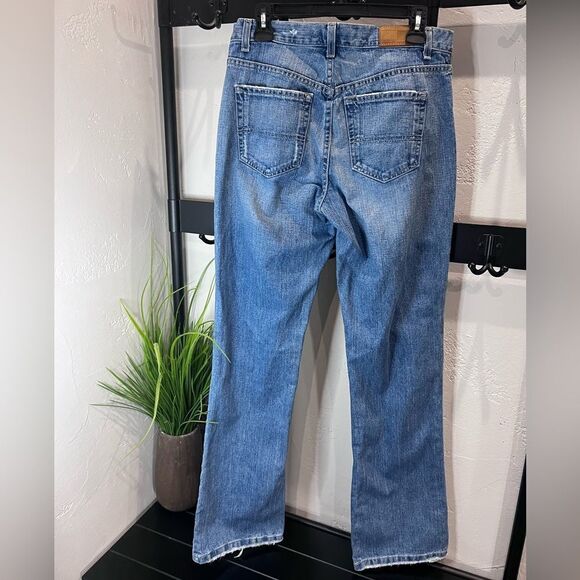 Tommy Hilfiger Classic boot cut jeans frayed vintage Y2K size 6 long - Picture 3 of 14